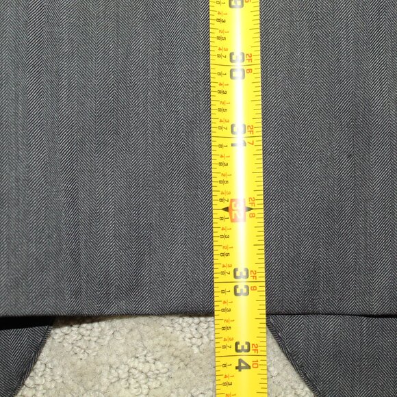 Scott Berna Men's 46L Grey Wool Blazer - Picture 5 of 10